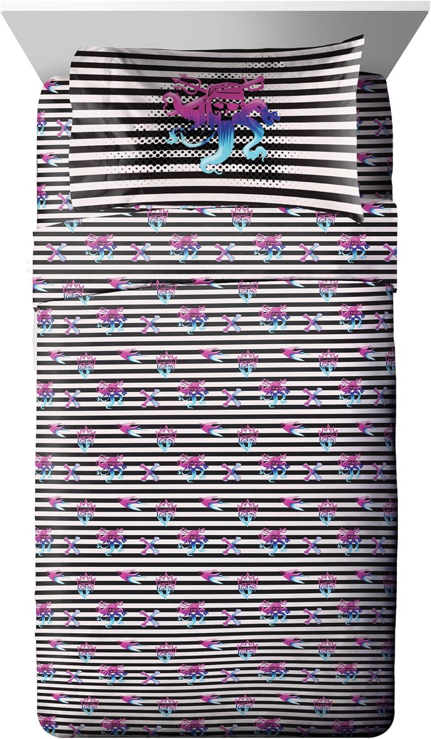 imageJay Franco Kids Comforter Set Includes Sheets and Pillow Covers Soft and Cozy Bed Set for Stylish Room Decor Blue Bluey amp Bingo 7 Piece QueenMulti Descendants