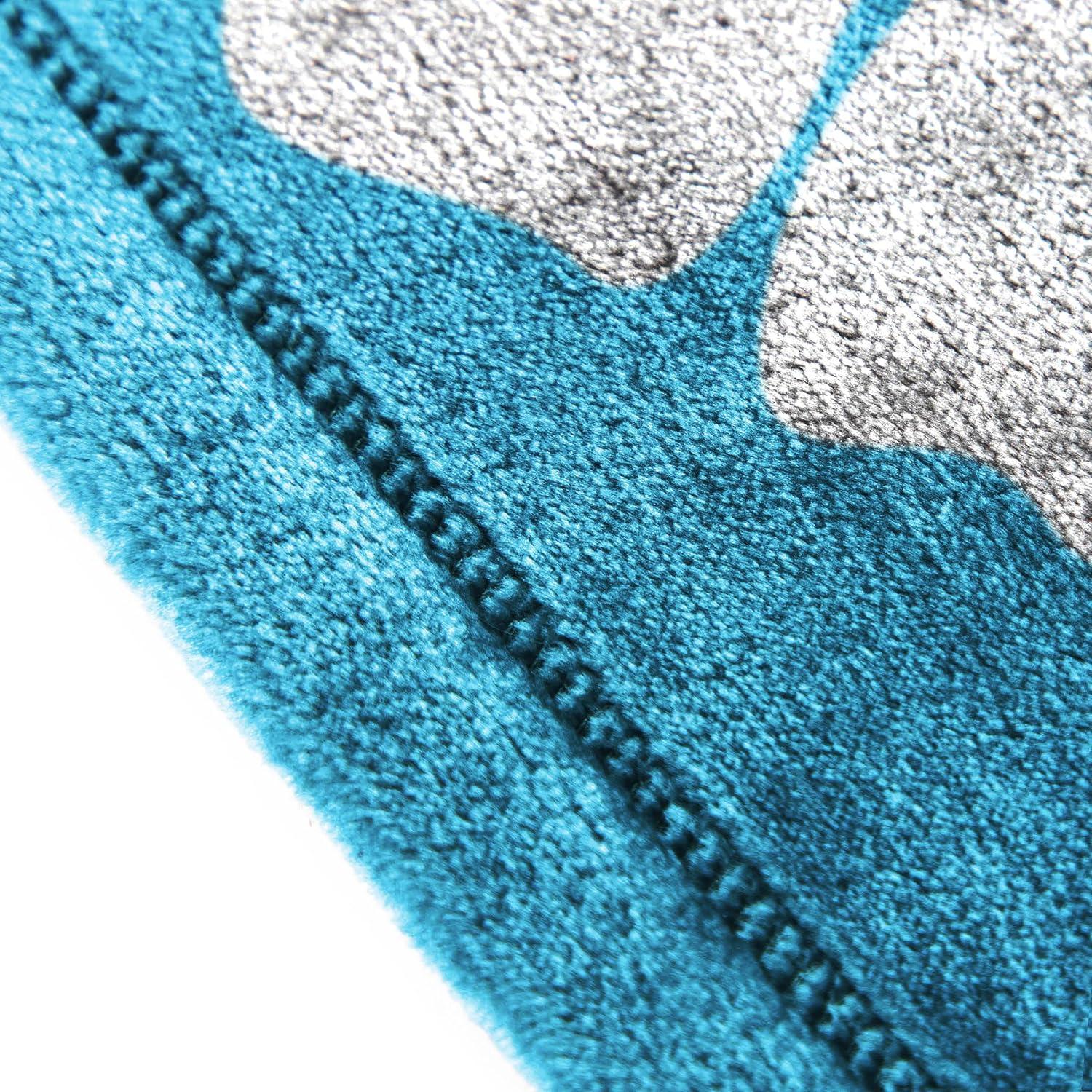 imageJay Franco Kids Plush Throw Blanket Soft amp Comfy Throw for Couch or Bed Cozy Home Dcor for Living Room amp Bedroom Pink Bluey 40x50 Travel BlanketBlue Stitch