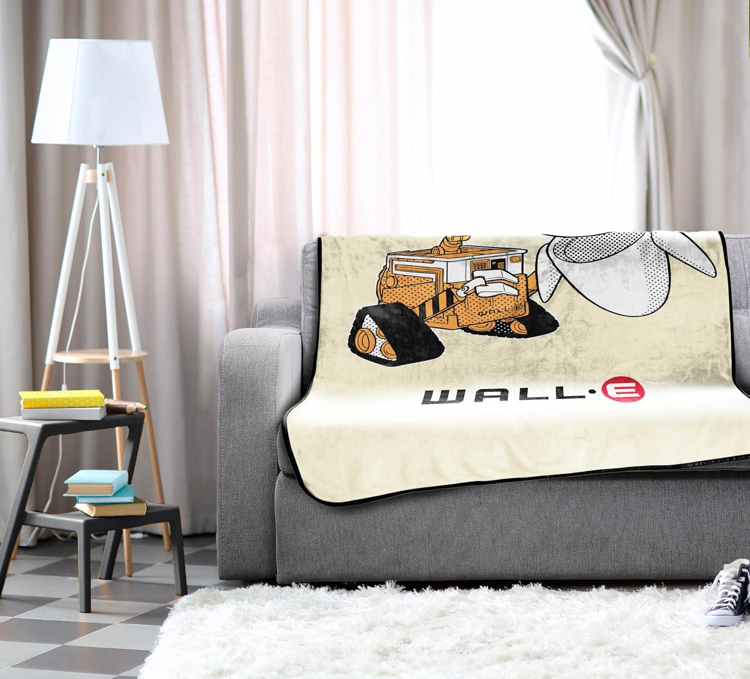 imageJay Franco Kids Plush Throw Blanket Soft amp Comfy Throw for Couch or Bed Cozy Home Dcor for Living Room amp Bedroom Pink Bluey 40x50 Travel BlanketBeige Walle