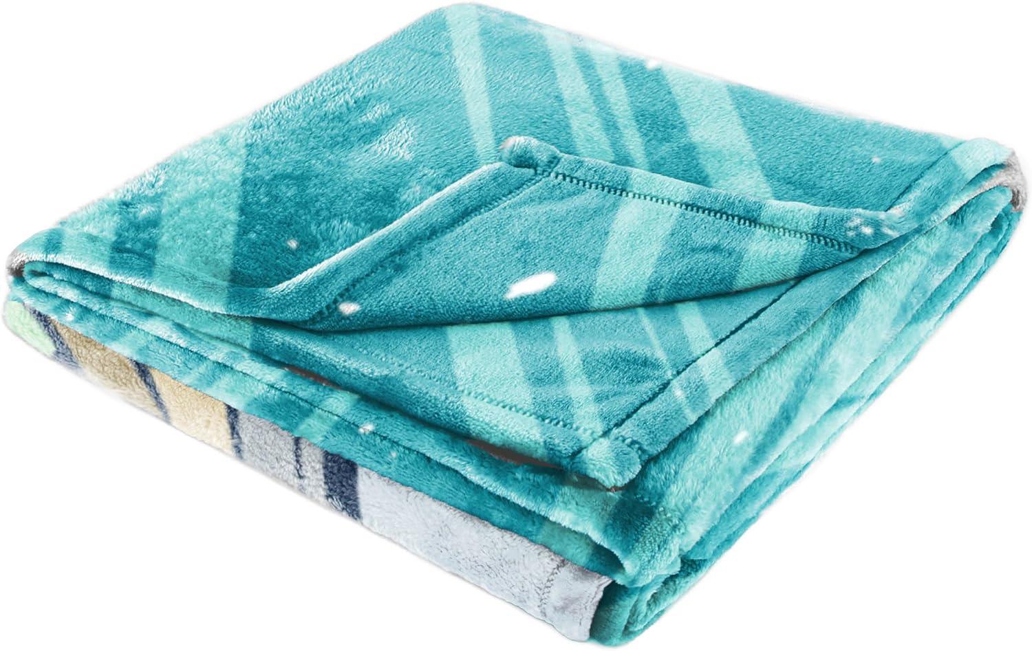 imageJay Franco Kids Plush Throw Blanket Soft amp Comfy Throw for Couch or Bed Cozy Home Dcor for Living Room amp Bedroom Pink Bluey 40x50 Travel BlanketTeal Mandalorian