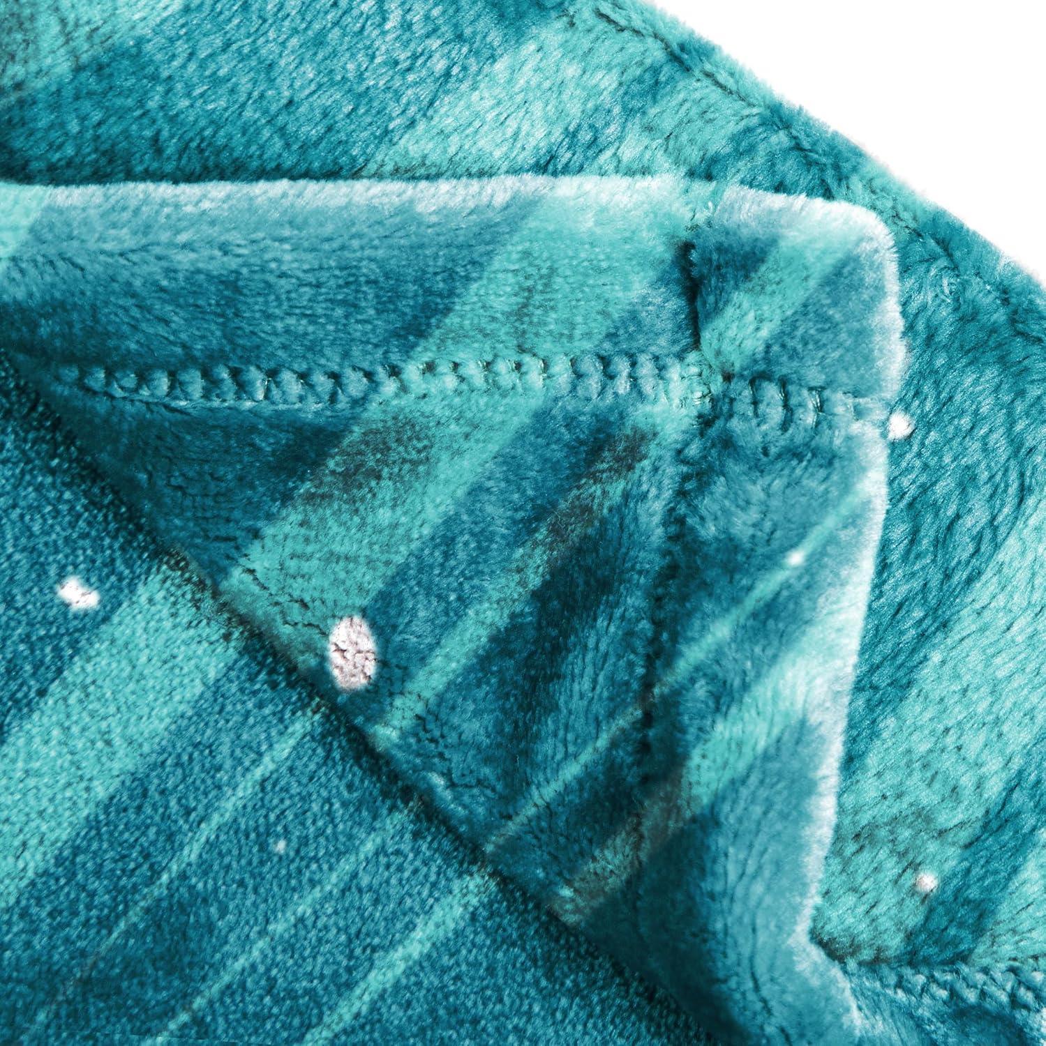 imageJay Franco Kids Plush Throw Blanket Soft amp Comfy Throw for Couch or Bed Cozy Home Dcor for Living Room amp Bedroom Pink Bluey 40x50 Travel BlanketTeal Mandalorian