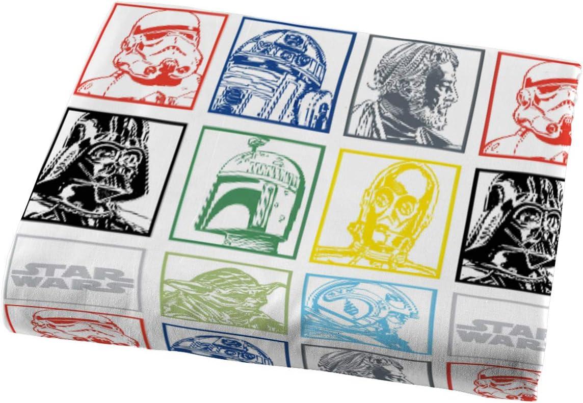 imageJay Franco Kids Sheet Set with Fitted Flat Sheets amp Pillow Cover UltraSoft Bedding with Pillowcase for Room Decor White Bluey 4 Piece FullStar Wars Classic