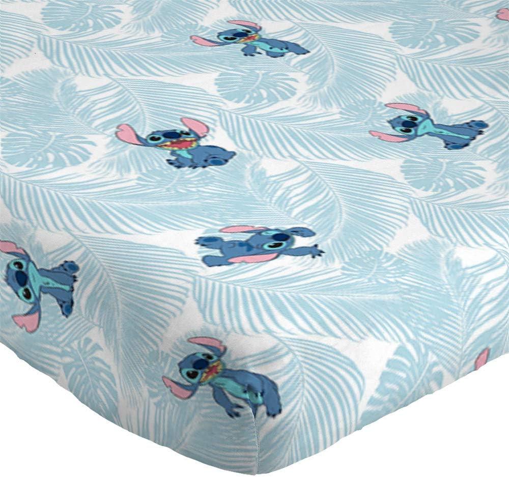 imageJay Franco Kids Sheet Set with Fitted Flat Sheets amp Pillow Cover UltraSoft Bedding with Pillowcase for Room Decor White Bluey 4 Piece FullTeal Lilo Stitch