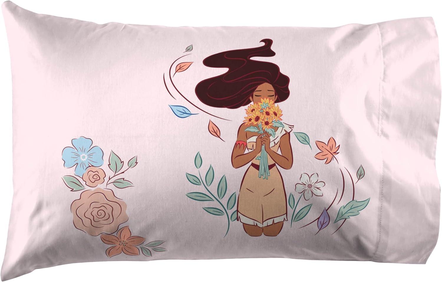 imageJay Franco Kids Sheet Set with Fitted Flat Sheets amp Pillow Cover UltraSoft Bedding with Pillowcase for Room Decor White Bluey 4 Piece FullWhite Disney Princess
