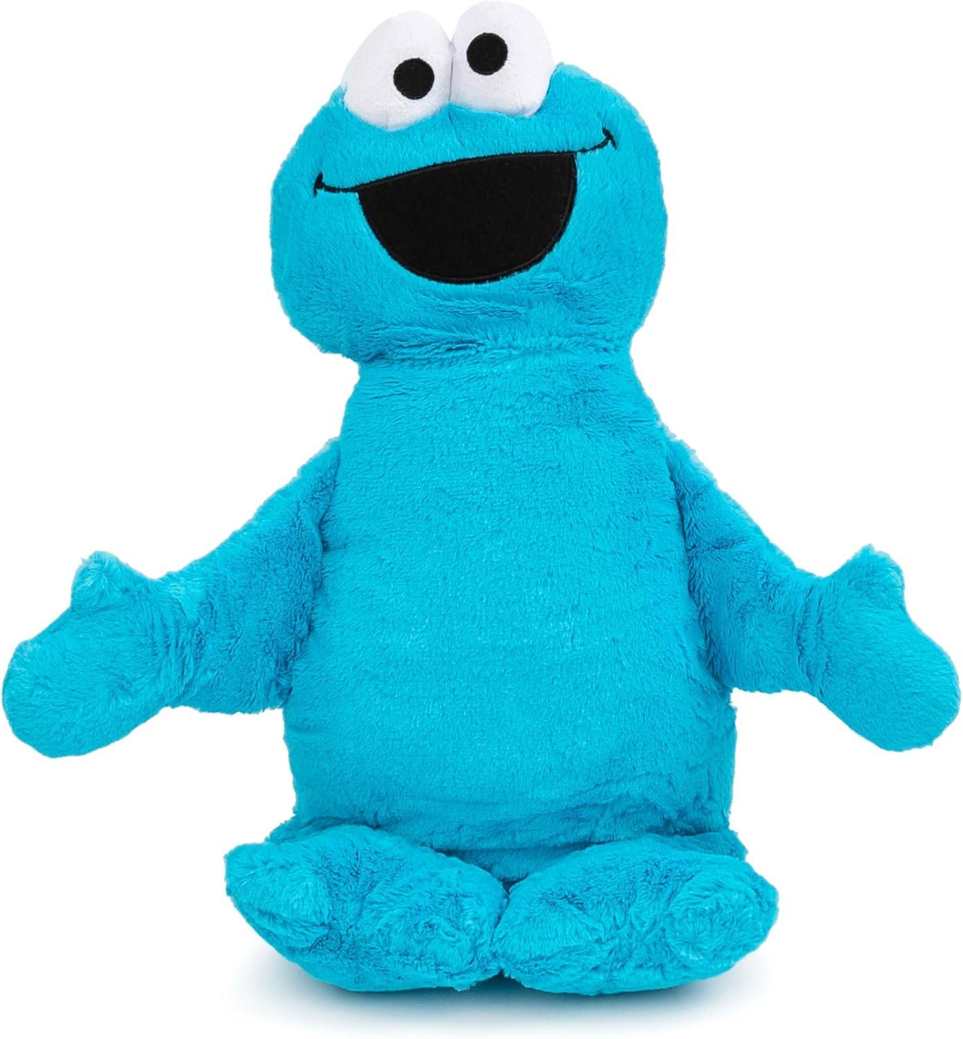 imageJay Franco Plusg Pillow Buddy Super Soft Polyester Microfiber Bluey 19 InchesBlue Cookie Monster