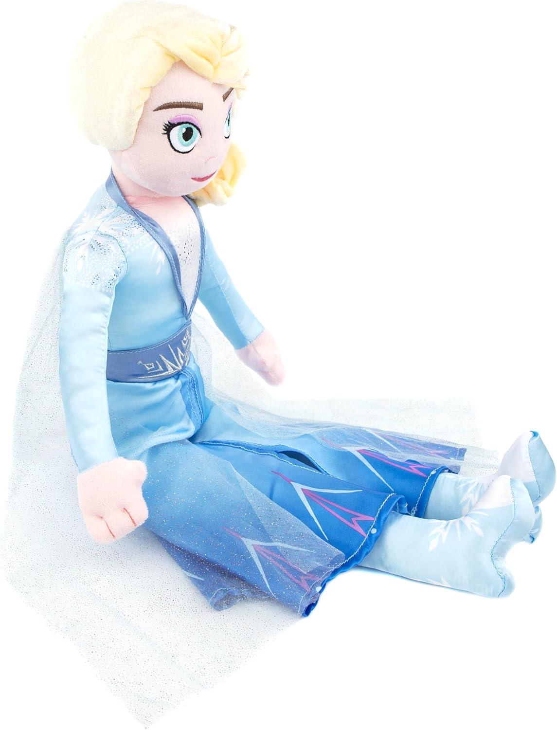imageJay Franco Plusg Pillow Buddy Super Soft Polyester Microfiber Bluey 19 InchesMulti Elsa