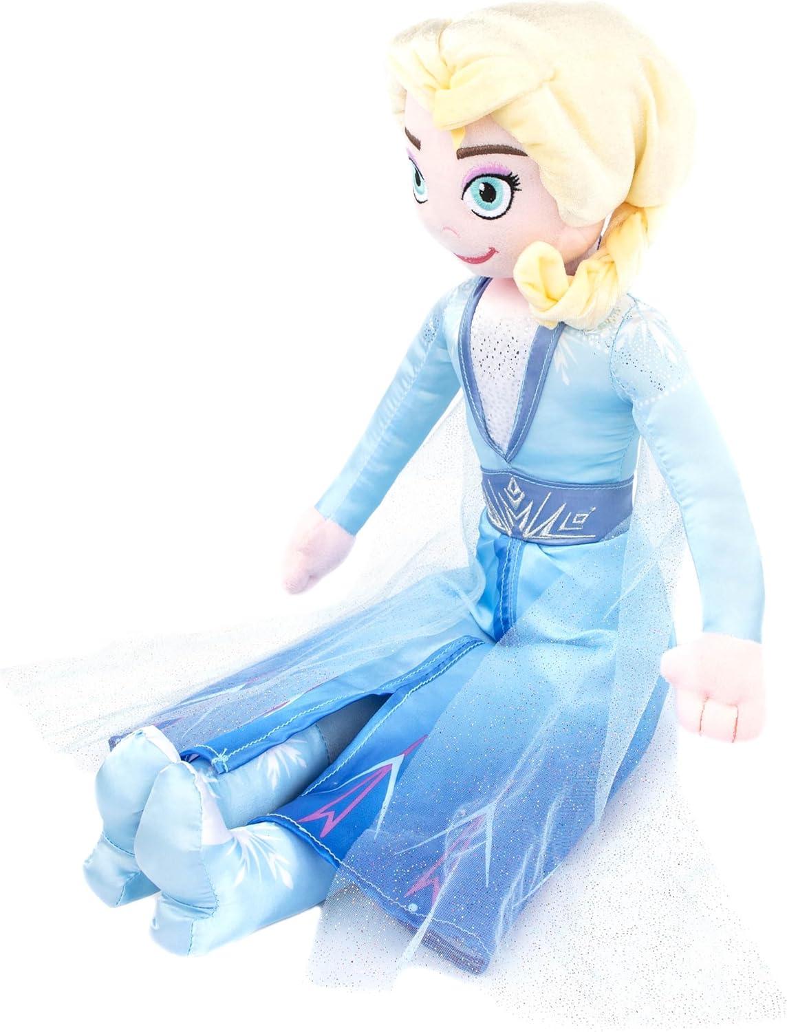 imageJay Franco Plusg Pillow Buddy Super Soft Polyester Microfiber Bluey 19 InchesMulti Elsa