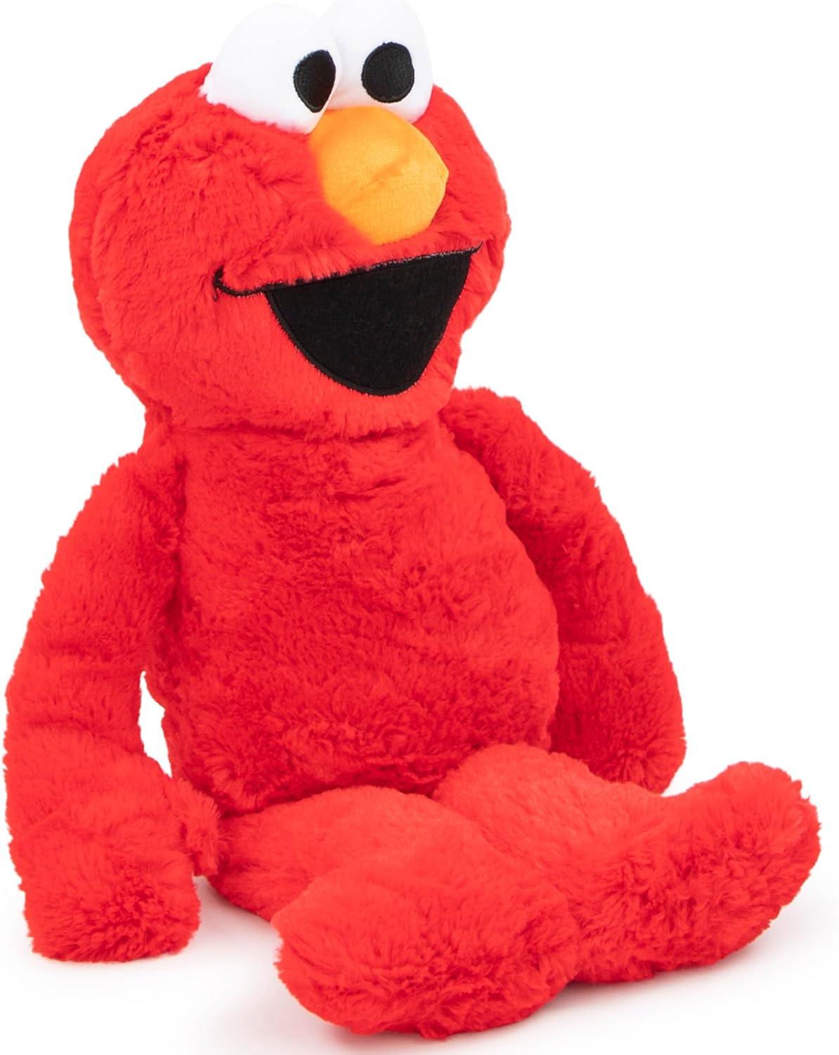 imageJay Franco Plusg Pillow Buddy Super Soft Polyester Microfiber Bluey 19 InchesRed Elmo
