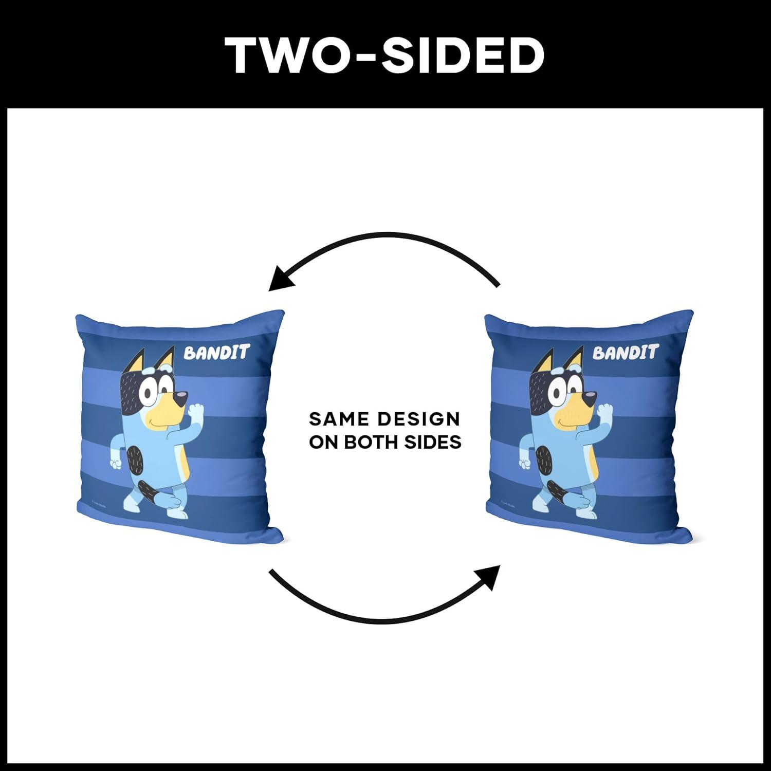 imageNORTHWEST Bluey Pillow 18 x 18 Roll Call BlueyRoll Call Bandit