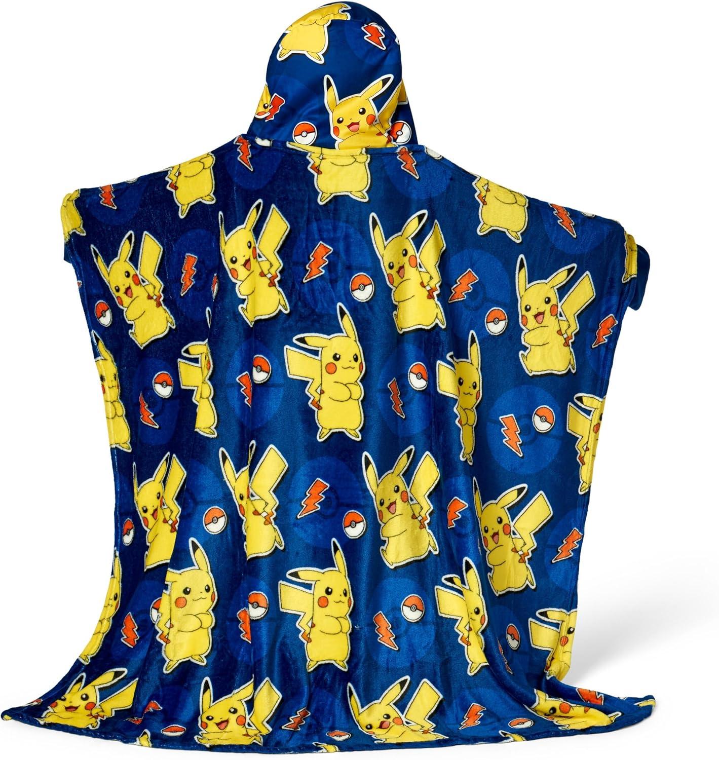imageNorthwest BBC Studios Bluey Throw Blanket Wearable Hooded 3D Sculpted Silk Touch Throw 40x50Lighting League