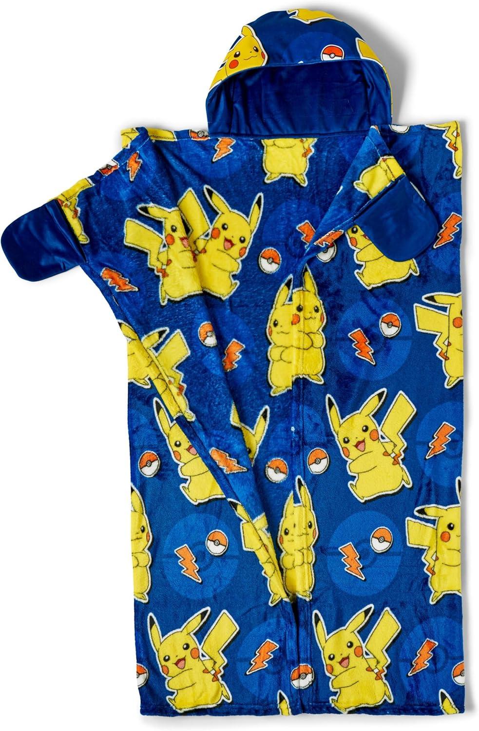 imageNorthwest BBC Studios Bluey Throw Blanket Wearable Hooded 3D Sculpted Silk Touch Throw 40x50Lighting League