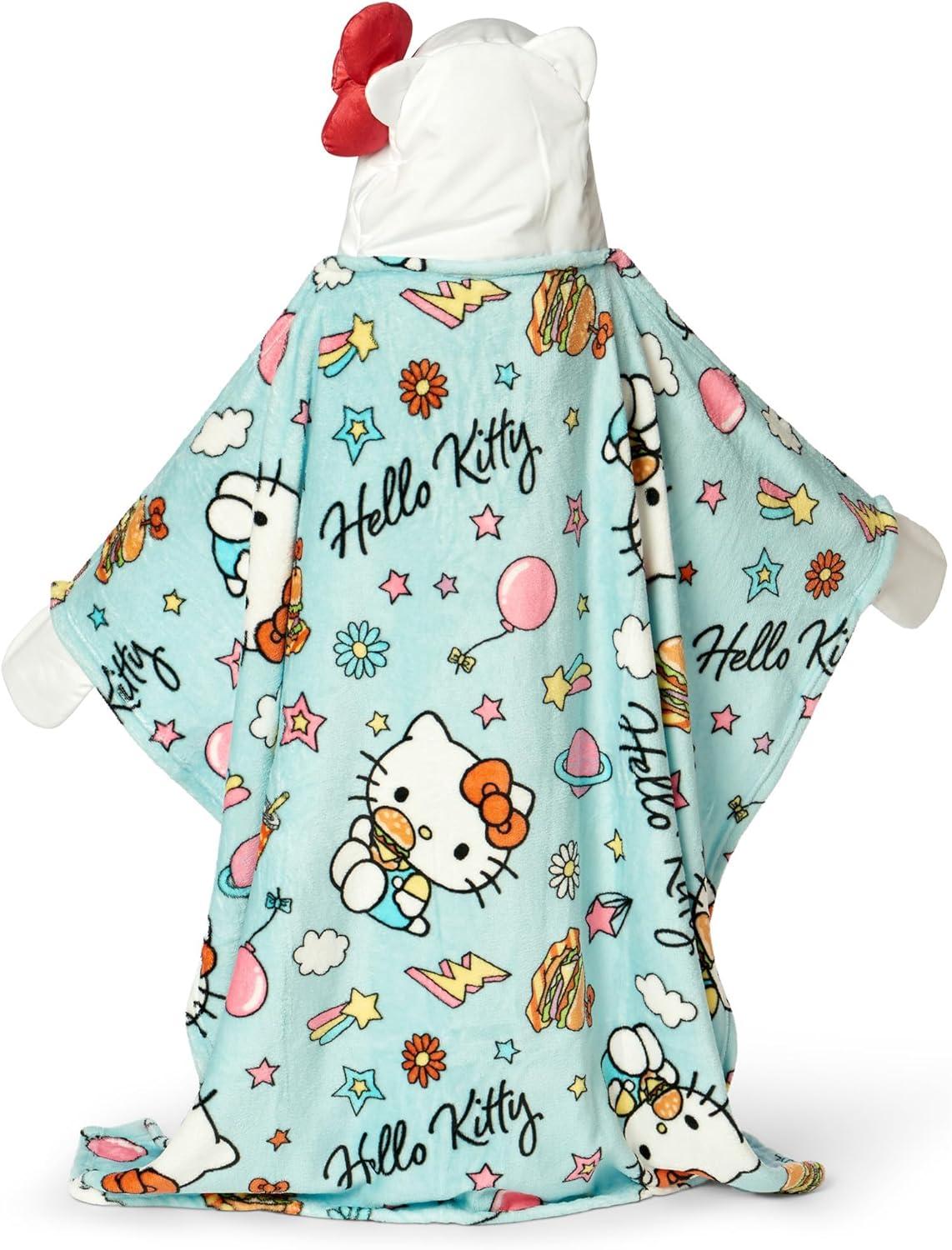 imageNorthwest BBC Studios Bluey Throw Blanket Wearable Hooded 3D Sculpted Silk Touch Throw 40x50World of Kitty
