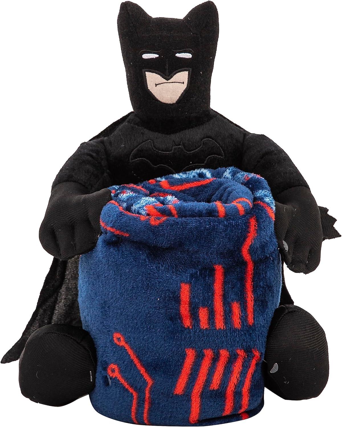 imageNorthwest Bluey Character Hugger Pillow amp Silk Touch Throw Blanket Set 40 x 50 HoorayBatman Cyber Symbols