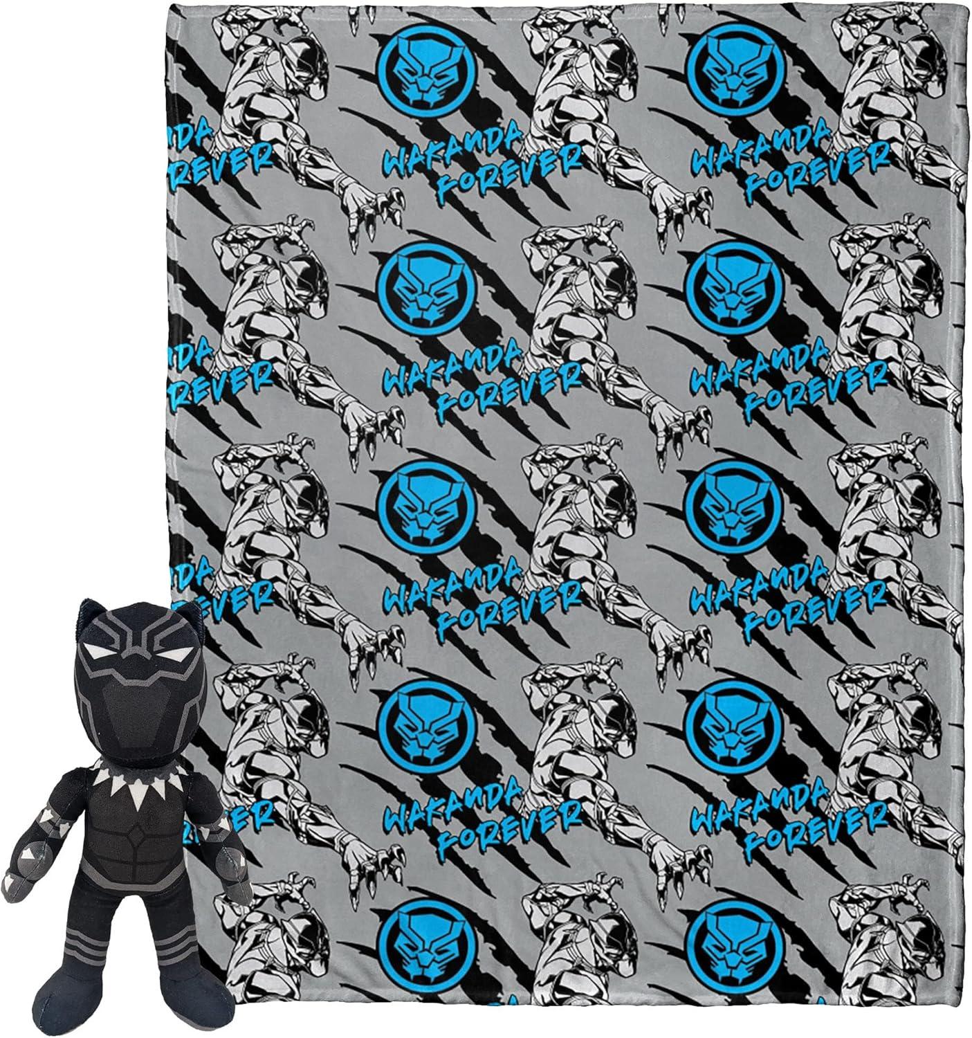 imageNorthwest Bluey Character Hugger Pillow amp Silk Touch Throw Blanket Set 40 x 50 HoorayBlack Panther Panther Claws