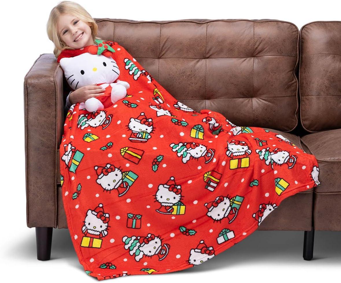 imageNorthwest Bluey Character Hugger Pillow amp Silk Touch Throw Blanket Set 40 x 50 HoorayHello Kitty Gifty Kitty