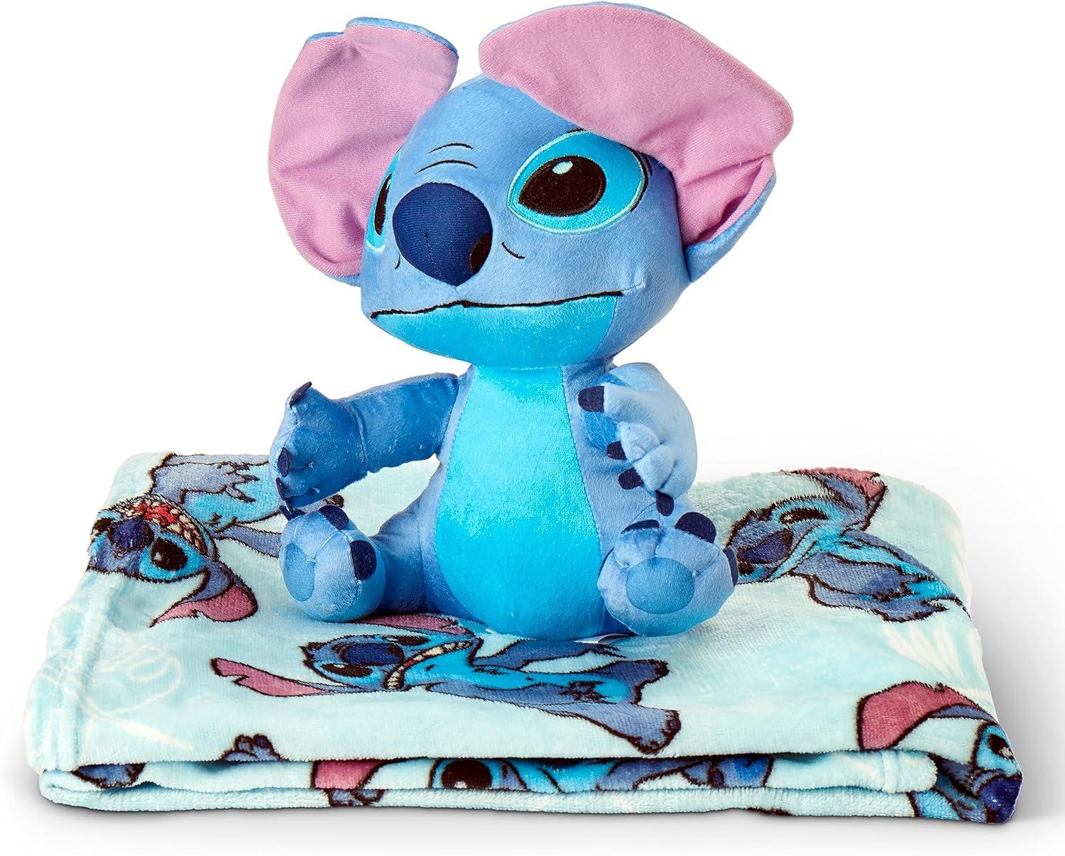 imageNorthwest Bluey Character Hugger Pillow amp Silk Touch Throw Blanket Set 40 x 50 HoorayLilo Stitch Classic Palms