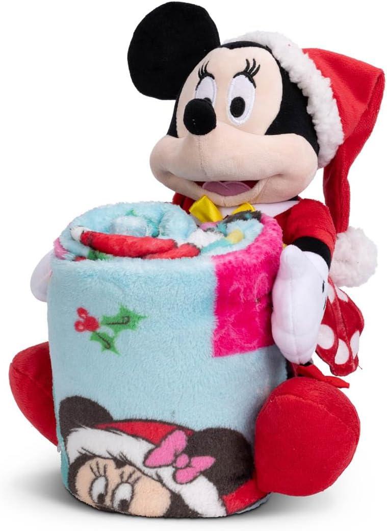 imageNorthwest Bluey Character Hugger Pillow amp Silk Touch Throw Blanket Set 40 x 50 HoorayMickey Mouse Holiday Joy