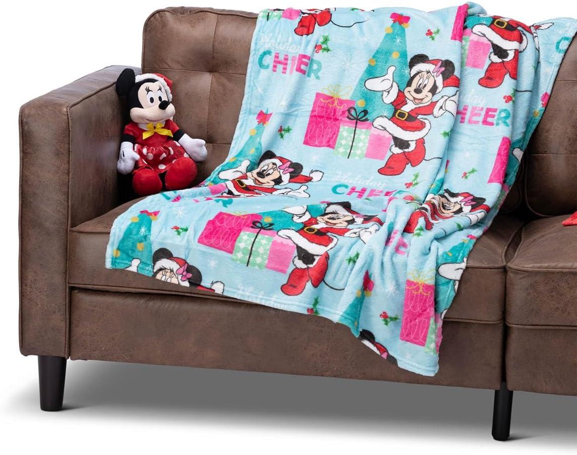 imageNorthwest Bluey Character Hugger Pillow amp Silk Touch Throw Blanket Set 40 x 50 HoorayMickey Mouse Holiday Joy