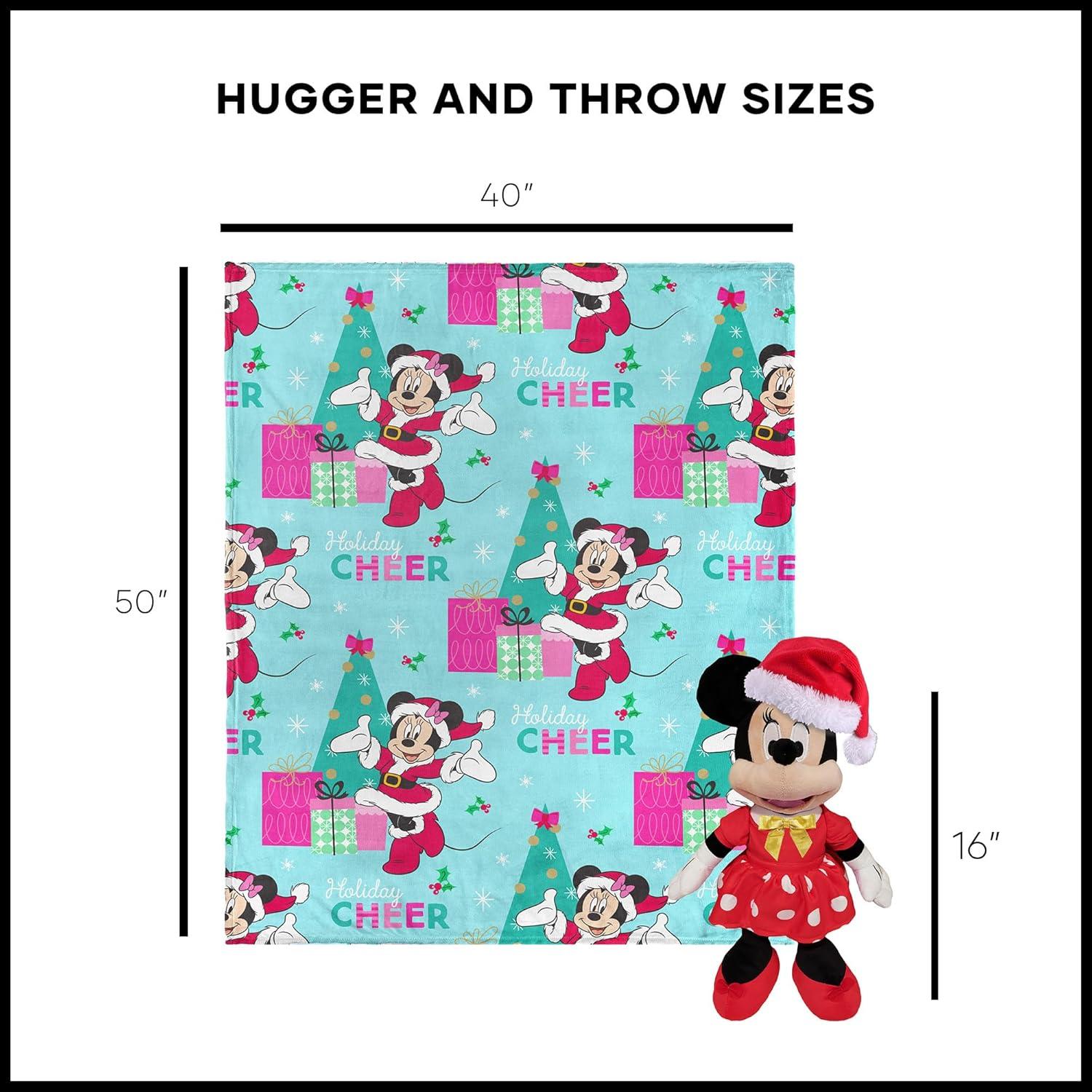 imageNorthwest Bluey Character Hugger Pillow amp Silk Touch Throw Blanket Set 40 x 50 HoorayMickey Mouse Holiday Joy