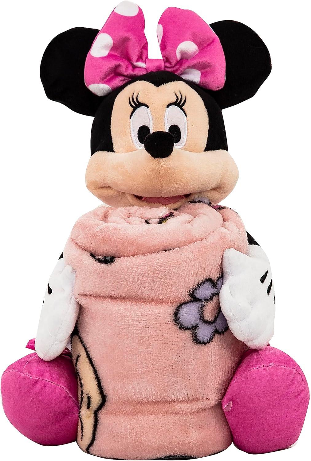 imageNorthwest Bluey Character Hugger Pillow amp Silk Touch Throw Blanket Set 40 x 50 HoorayMinnie Mouse Favorite Things