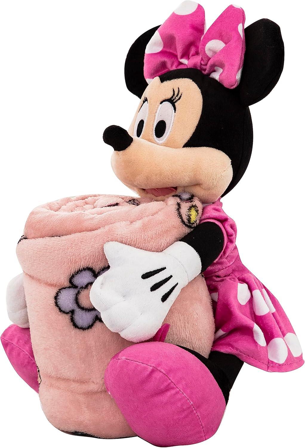 imageNorthwest Bluey Character Hugger Pillow amp Silk Touch Throw Blanket Set 40 x 50 HoorayMinnie Mouse Favorite Things