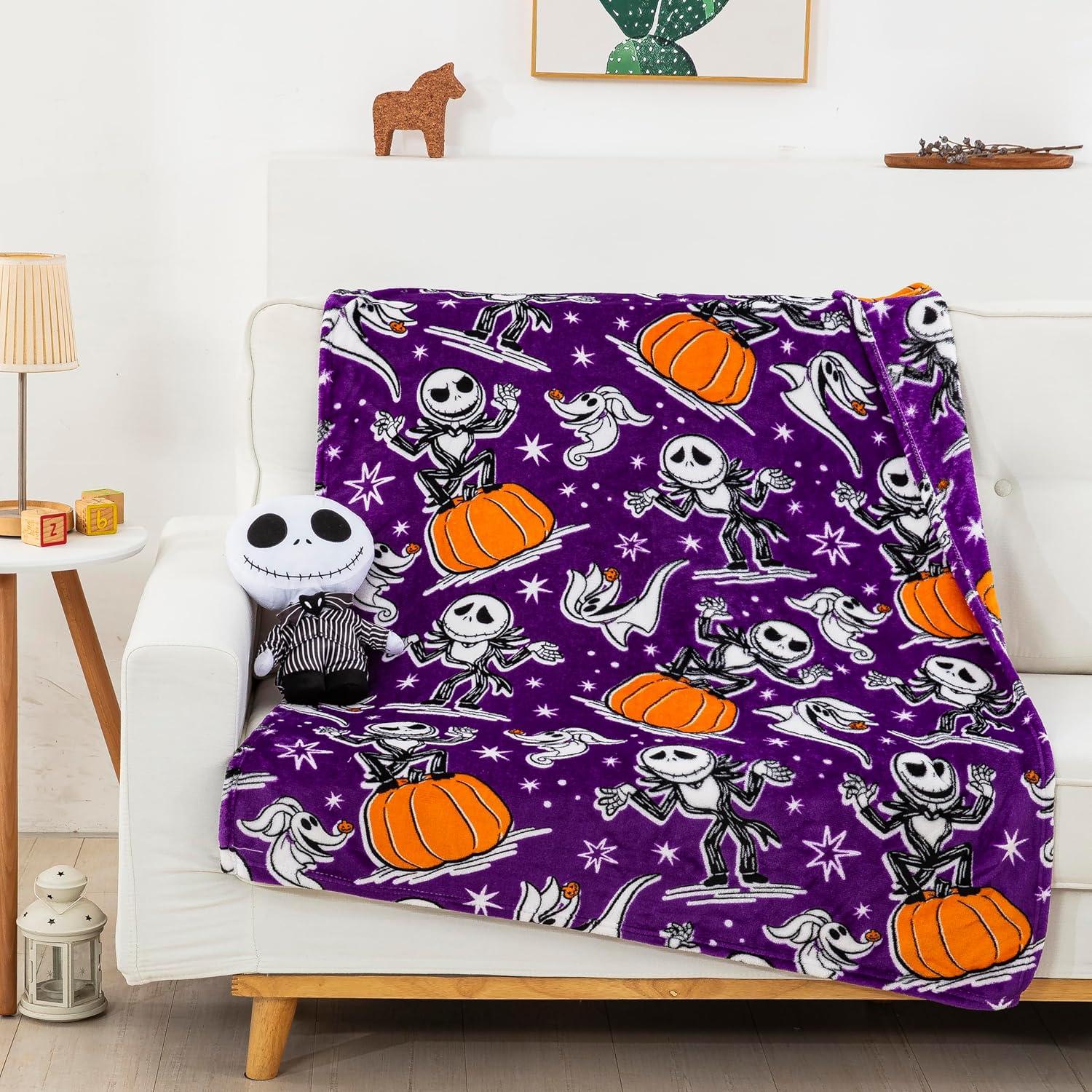 imageNorthwest Bluey Character Hugger Pillow amp Silk Touch Throw Blanket Set 40 x 50 HoorayNightmare Before Christmas Jack Smackdown