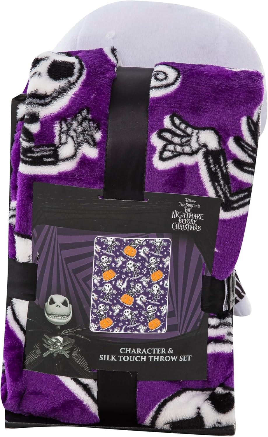 imageNorthwest Bluey Character Hugger Pillow amp Silk Touch Throw Blanket Set 40 x 50 HoorayNightmare Before Christmas Jack Smackdown