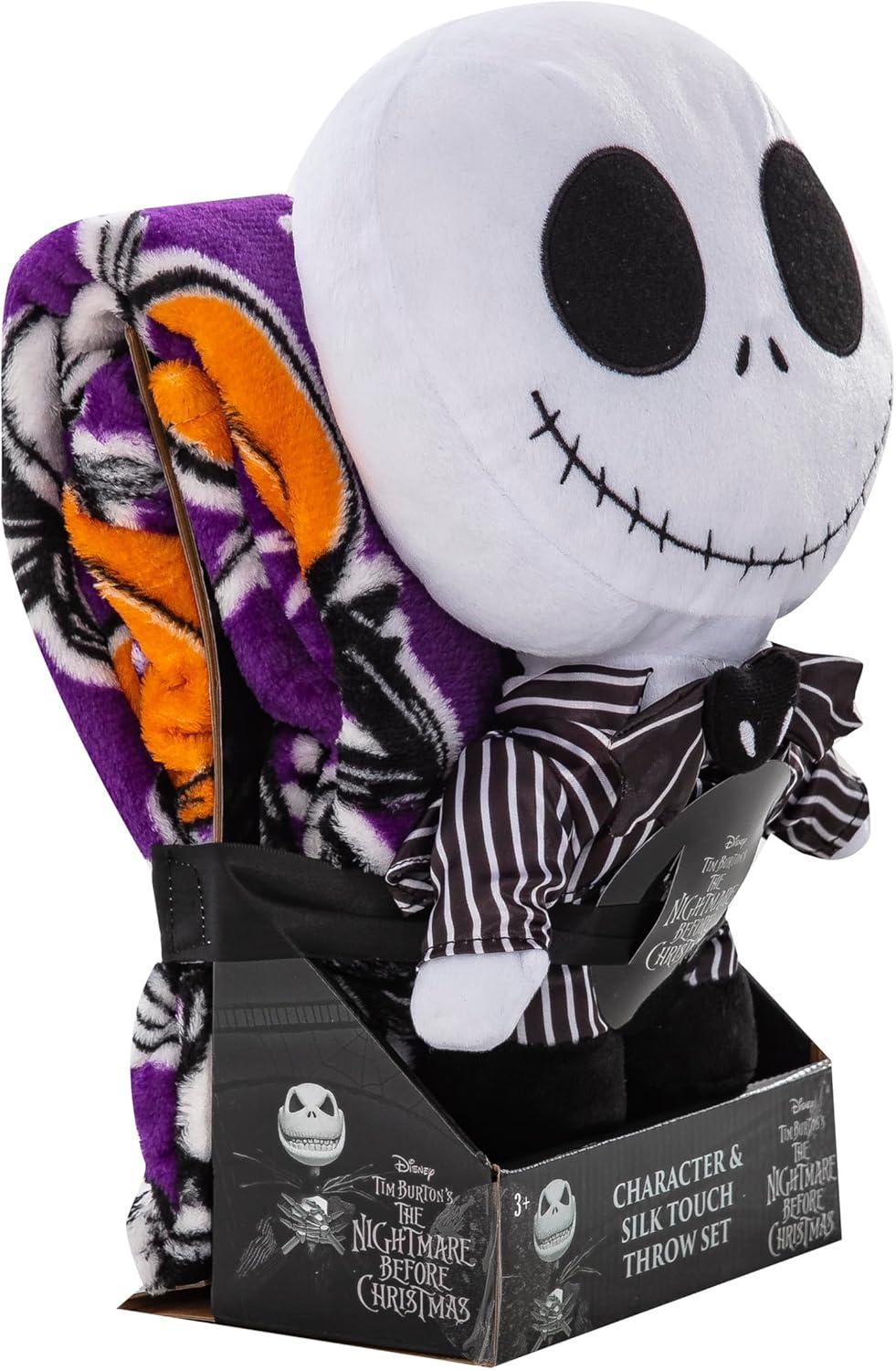 imageNorthwest Bluey Character Hugger Pillow amp Silk Touch Throw Blanket Set 40 x 50 HoorayNightmare Before Christmas Jack Smackdown
