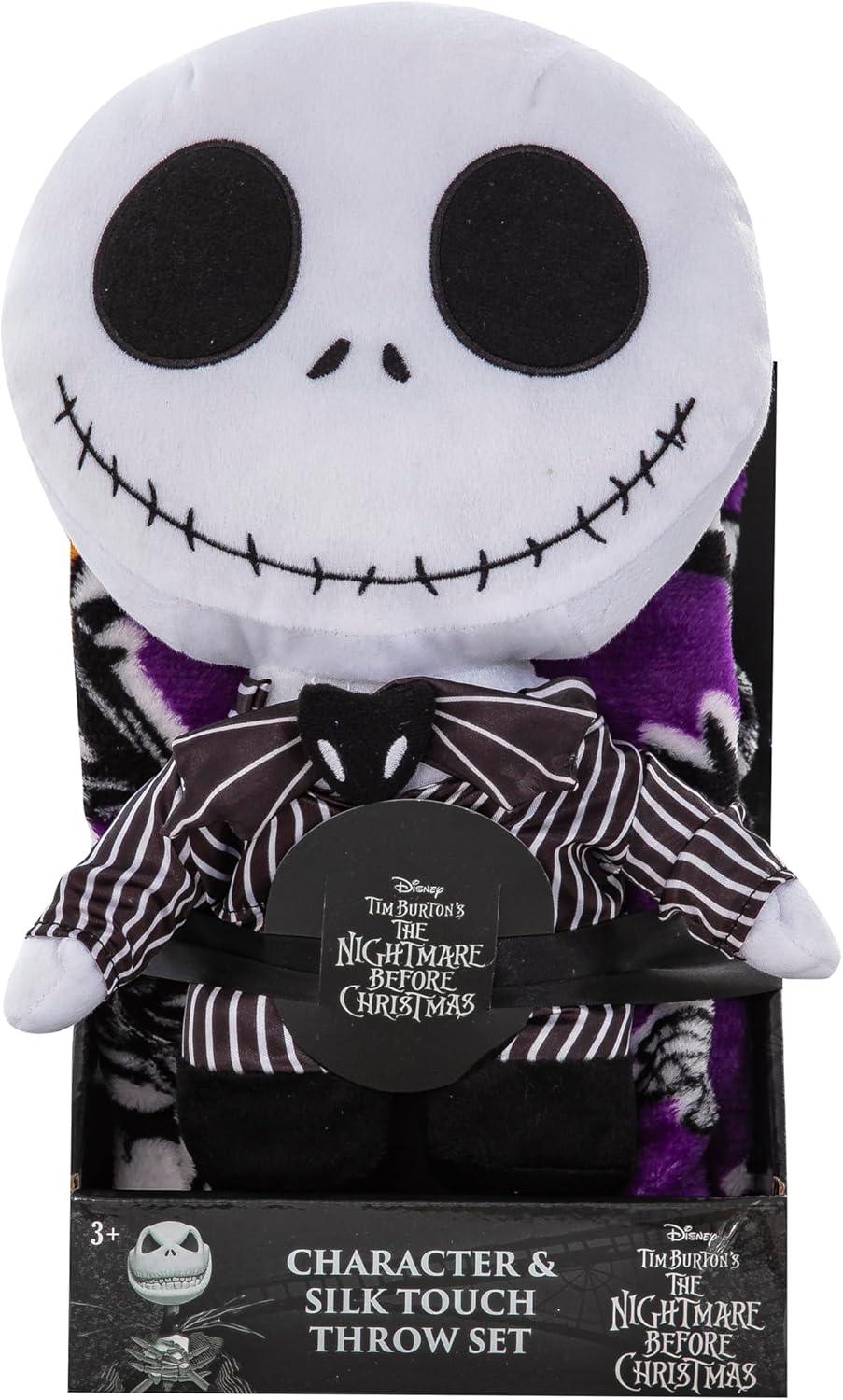 imageNorthwest Bluey Character Hugger Pillow amp Silk Touch Throw Blanket Set 40 x 50 HoorayNightmare Before Christmas Jack Smackdown