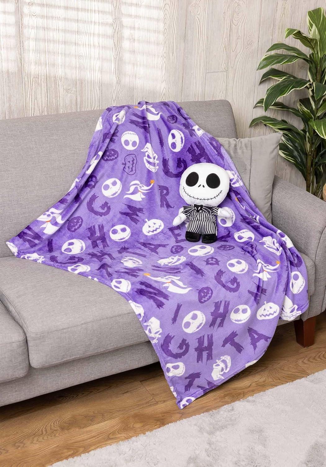 imageNorthwest Bluey Character Hugger Pillow amp Silk Touch Throw Blanket Set 40 x 50 HoorayNightmare Before Christmas Nightmare Friends