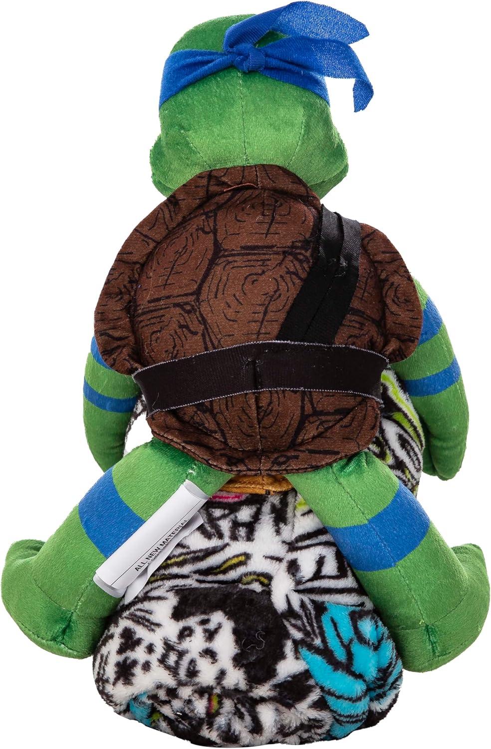 imageNorthwest Bluey Character Hugger Pillow amp Silk Touch Throw Blanket Set 40 x 50 HoorayNinja Turtles Sketched Out