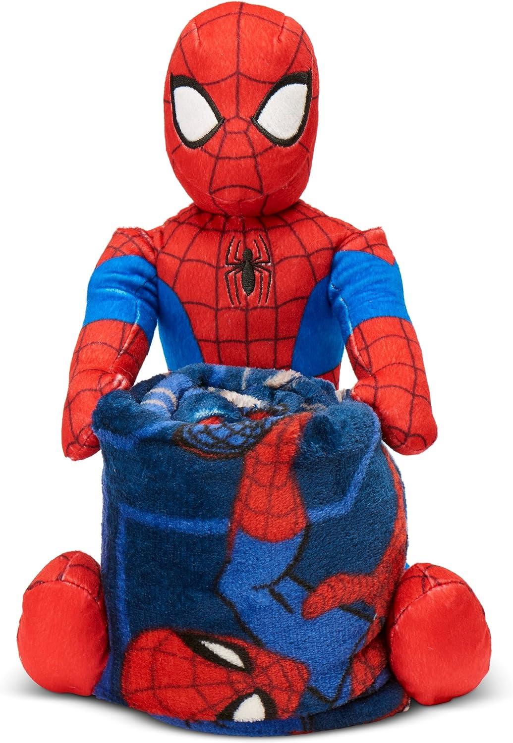imageNorthwest Bluey Character Hugger Pillow amp Silk Touch Throw Blanket Set 40 x 50 HooraySpiderman Fearless Spidey