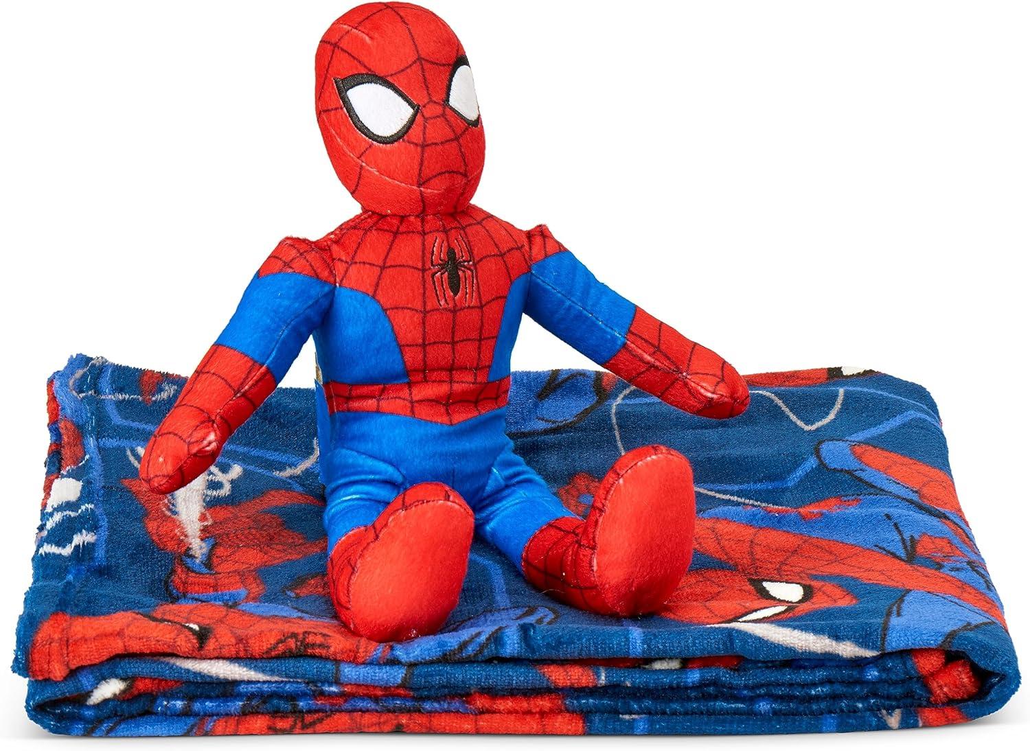imageNorthwest Bluey Character Hugger Pillow amp Silk Touch Throw Blanket Set 40 x 50 HooraySpiderman Fearless Spidey