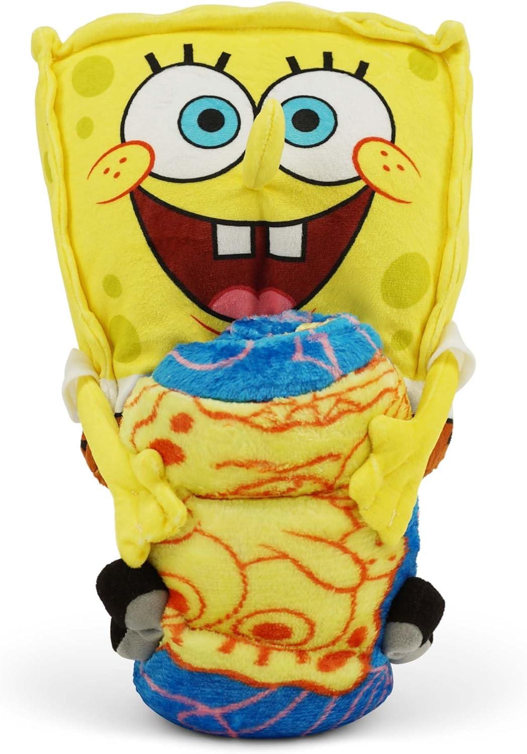 imageNorthwest Bluey Character Hugger Pillow amp Silk Touch Throw Blanket Set 40 x 50 HooraySpongebob Smiling