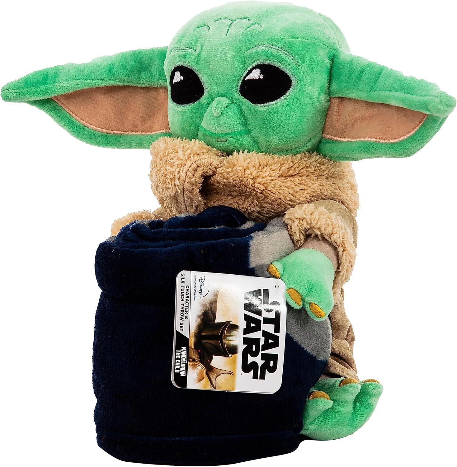 imageNorthwest Bluey Character Hugger Pillow amp Silk Touch Throw Blanket Set 40 x 50 HoorayStar Wars the Mandalorian Dark Hover