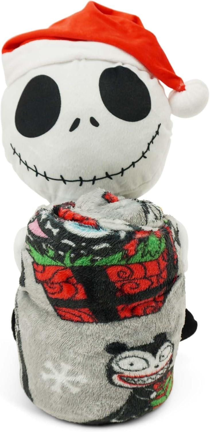 imageNorthwest Bluey Character Hugger Pillow amp Silk Touch Throw Blanket Set 40 x 50 HoorayThe Nightmare Before Christmas Freaky Festivities