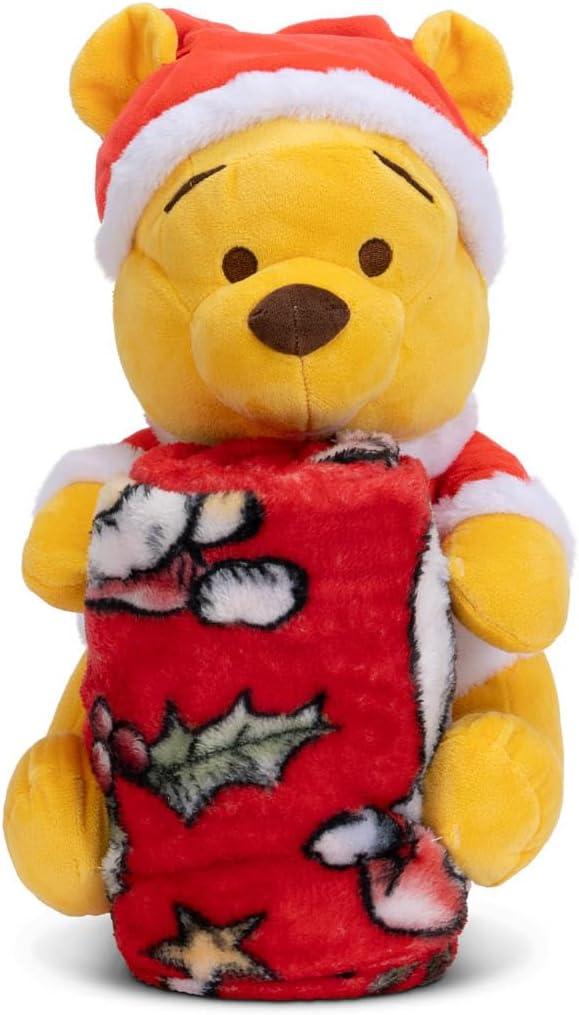 imageNorthwest Bluey Character Hugger Pillow amp Silk Touch Throw Blanket Set 40 x 50 HoorayWinnie the Pooh Festive Friends