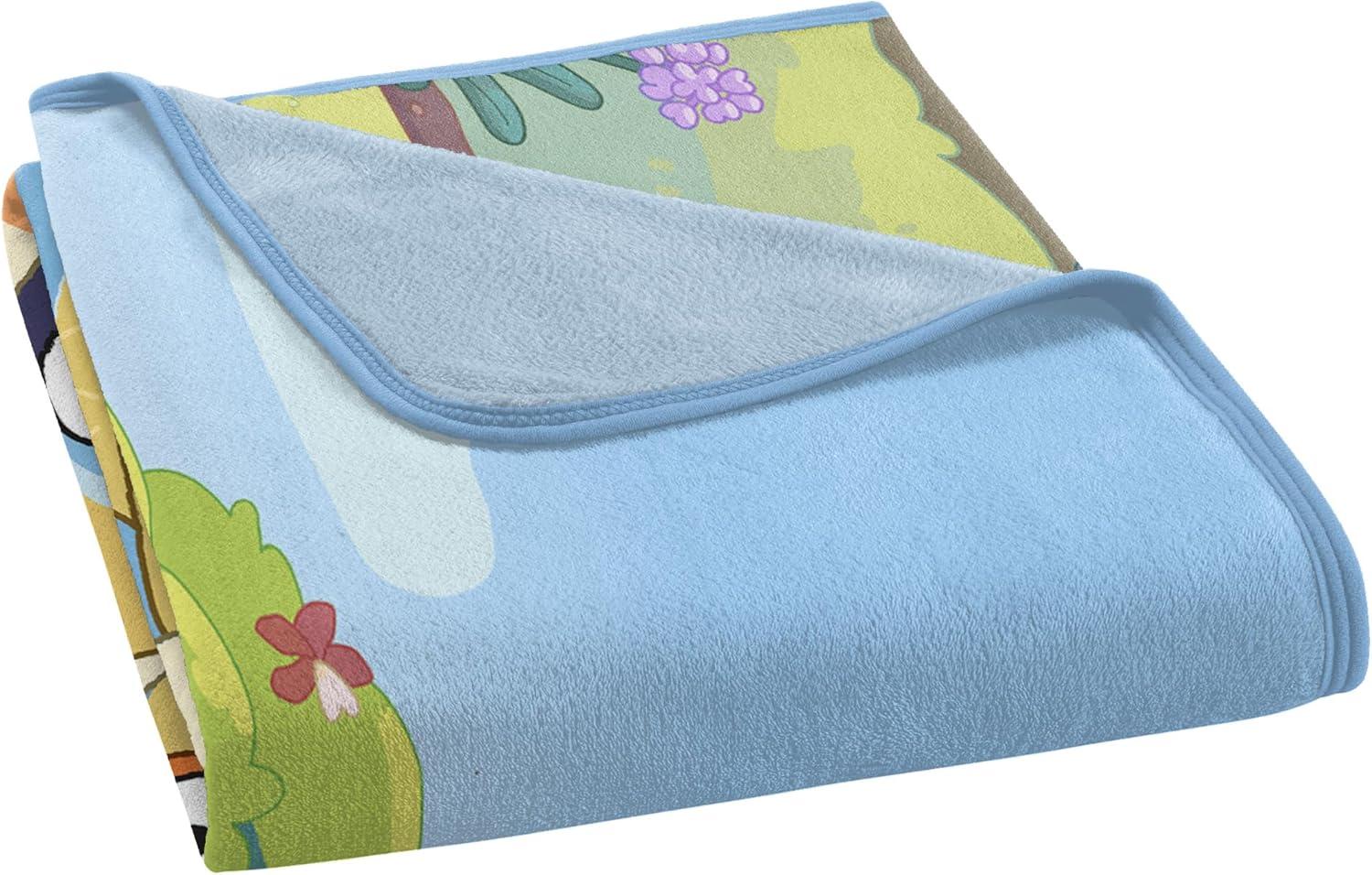 imageNorthwest Bluey Micro Raschel Throw Blanket 46 x 60 Family PhotoFamily Photo
