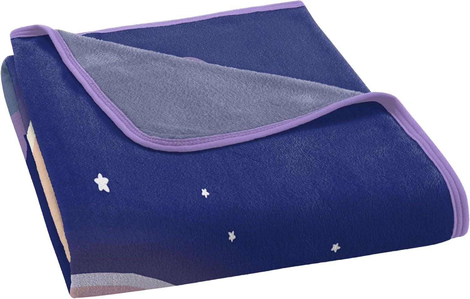 imageNorthwest Bluey Micro Raschel Throw Blanket 46 x 60 Family PhotoOver the Moon