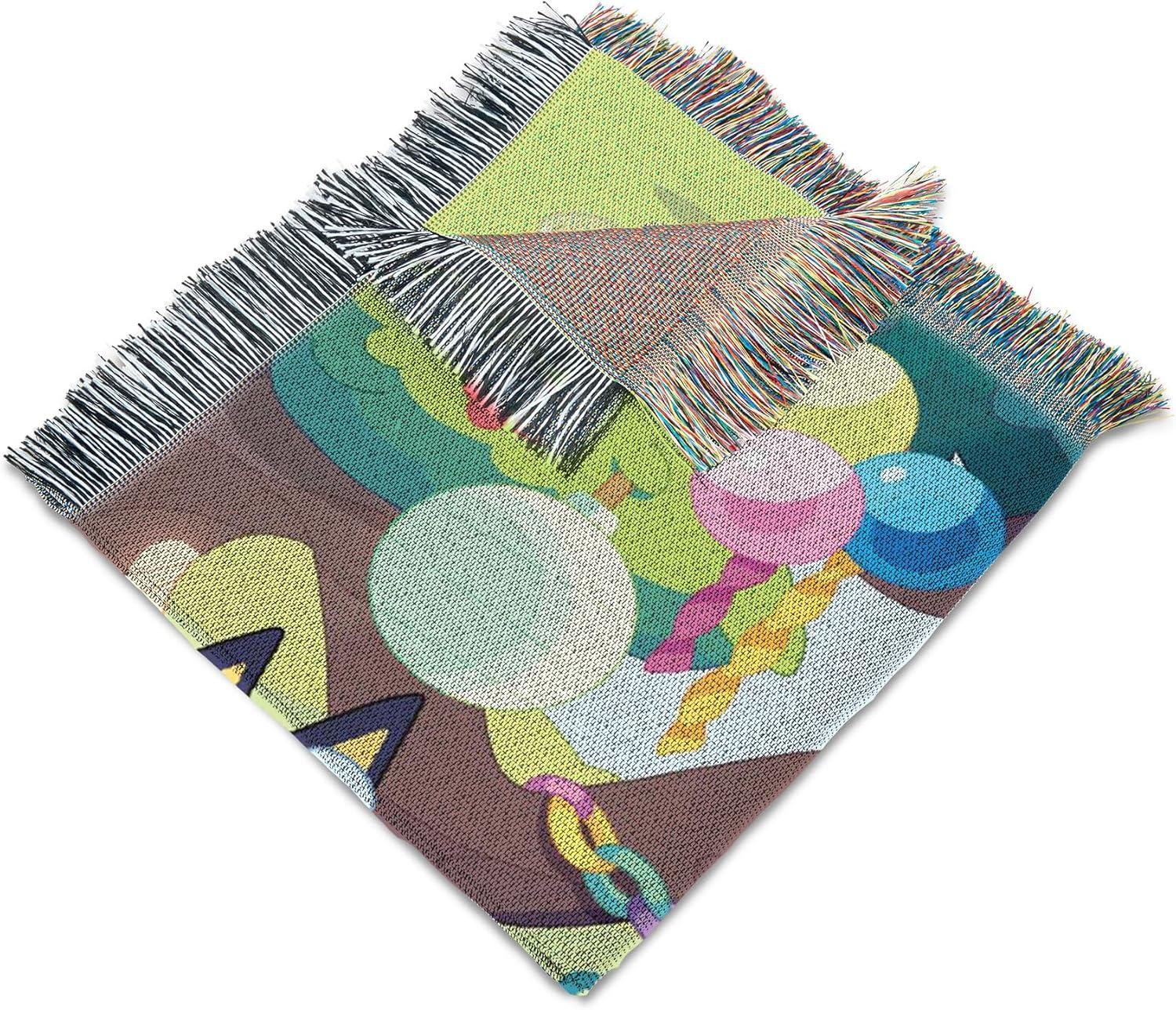 imageNorthwest Bluey Woven Tapestry Throw Blanket Celebrate Fun 48 x 60 inches