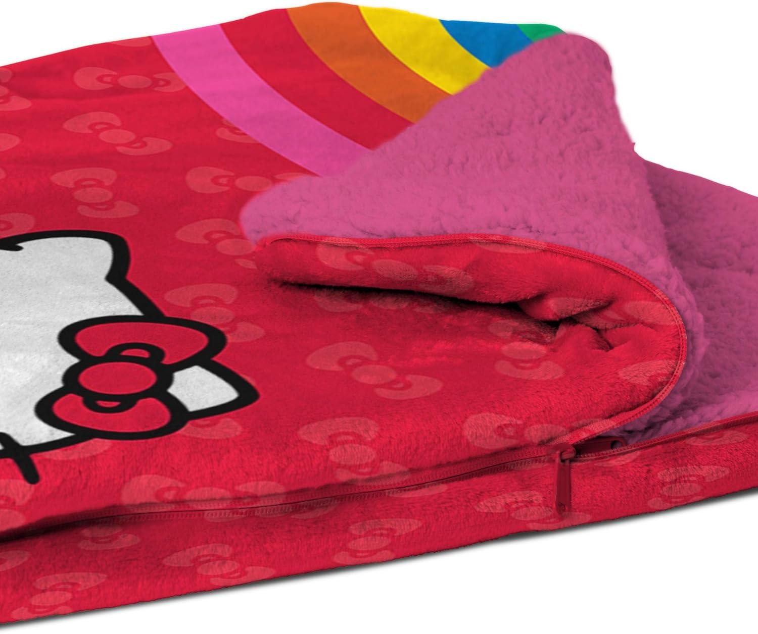 imageSilk Touch Sherpa Slumber Bag for Boys and Girls Sleeping Bag with Zipper 27 x 56 inchesPink Pride
