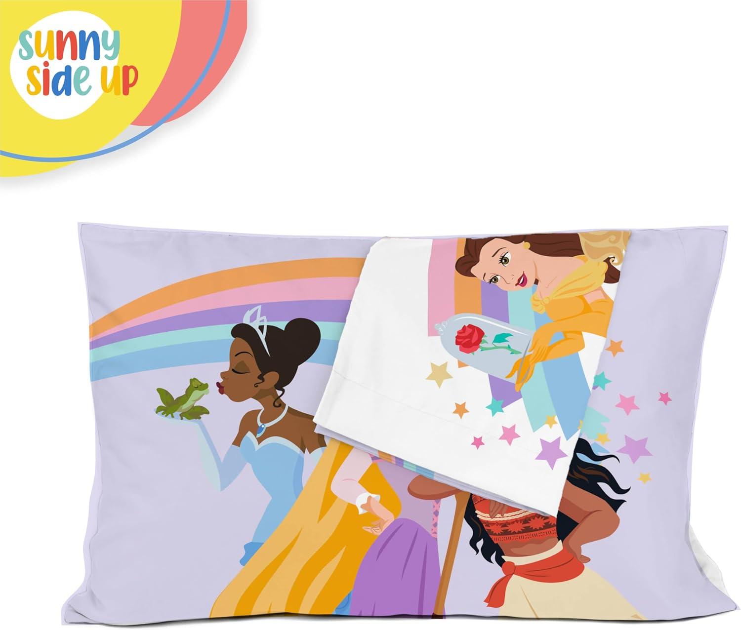 imageSunny Side Up Bluey amp Bingo Pack of 2 Reversible Pillowcases Double Sided Pillow Covers Kids Super Soft BeddingMulti Princess