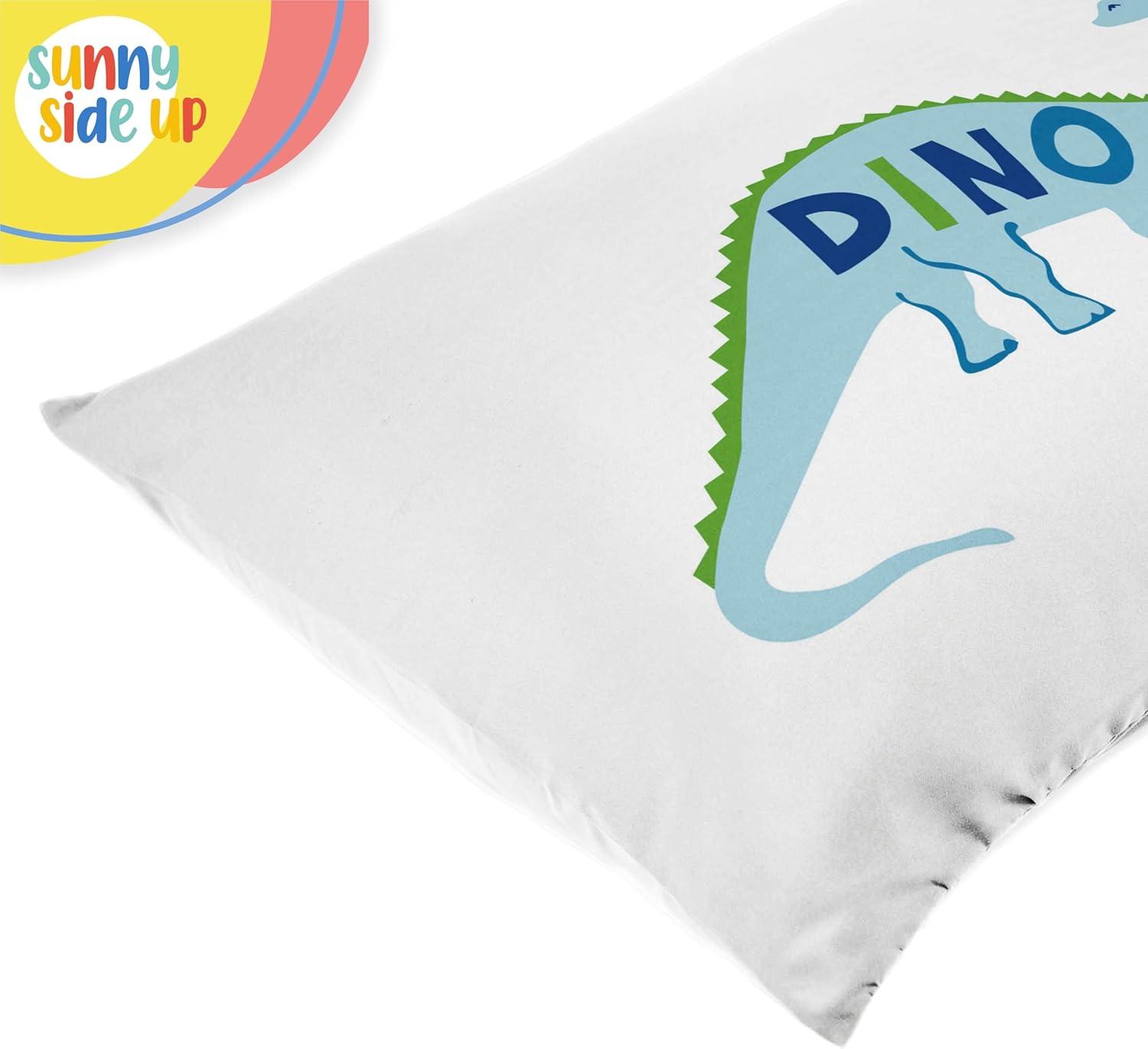 imageSunny Side Up Bluey amp Bingo Pack of 2 Reversible Pillowcases Double Sided Pillow Covers Kids Super Soft BeddingWhite Dino Roar