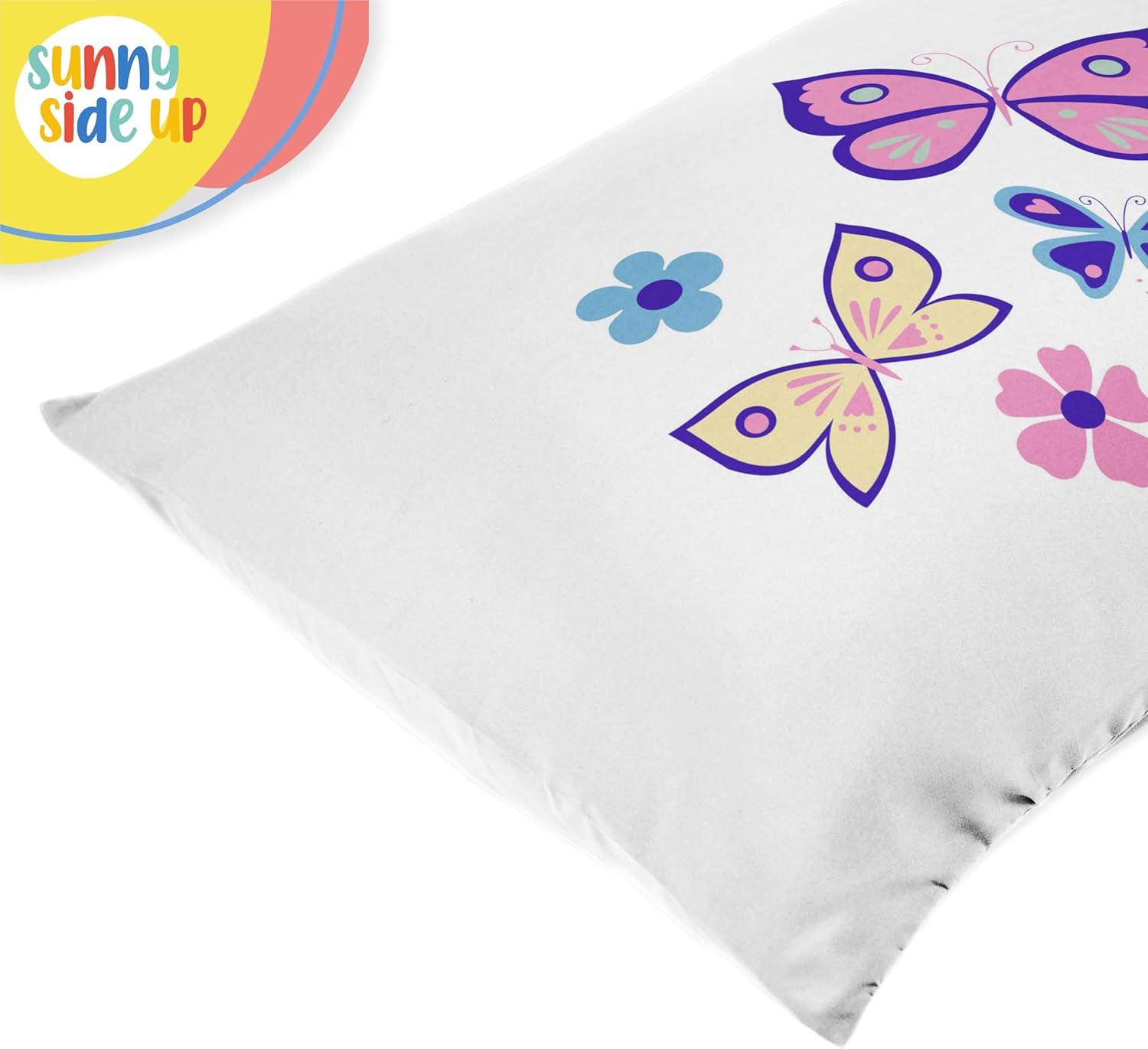 imageSunny Side Up Bluey amp Bingo Pack of 2 Reversible Pillowcases Double Sided Pillow Covers Kids Super Soft BeddingWhite Flutter