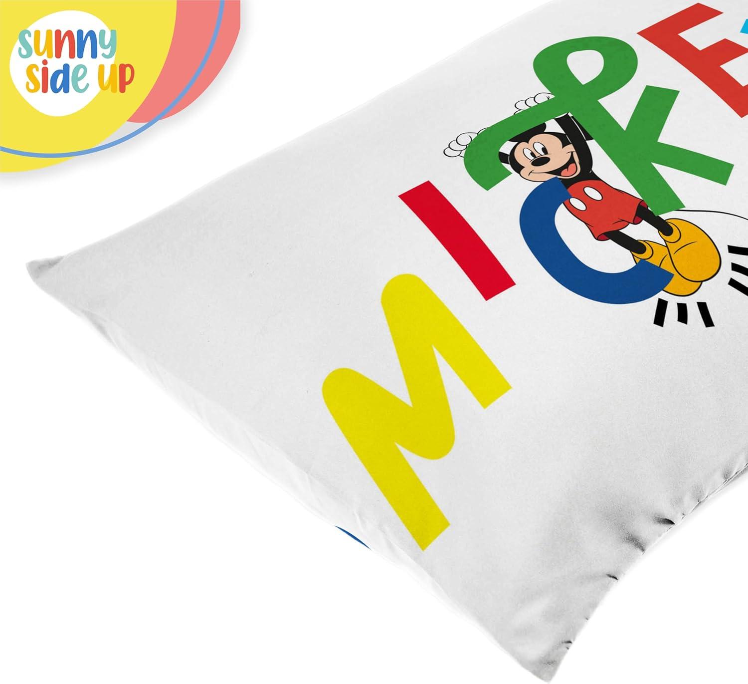imageSunny Side Up Bluey amp Bingo Pack of 2 Reversible Pillowcases Double Sided Pillow Covers Kids Super Soft BeddingWhite Mickey Mouse