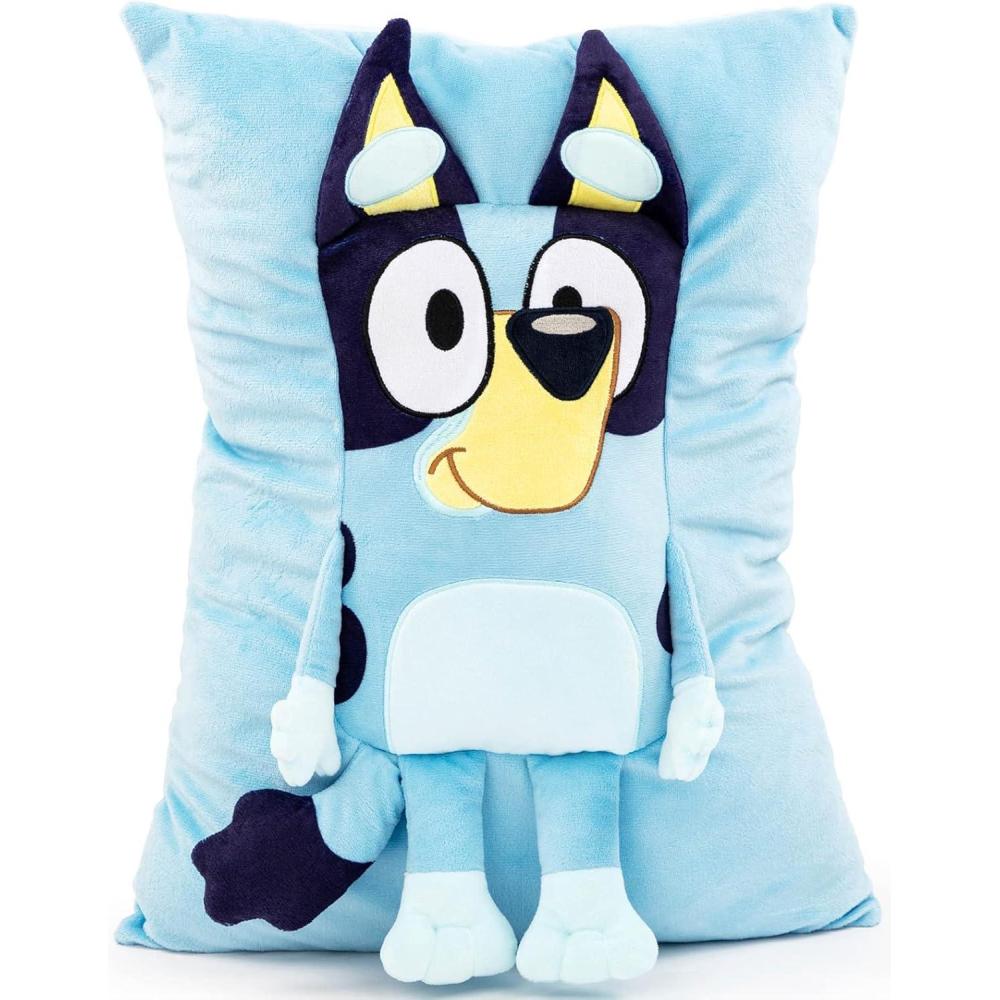 imageBluey Snuggle Pillow Super Soft Plush Decorative Throw Pillow Measures 15 Inches Official Bluey Product