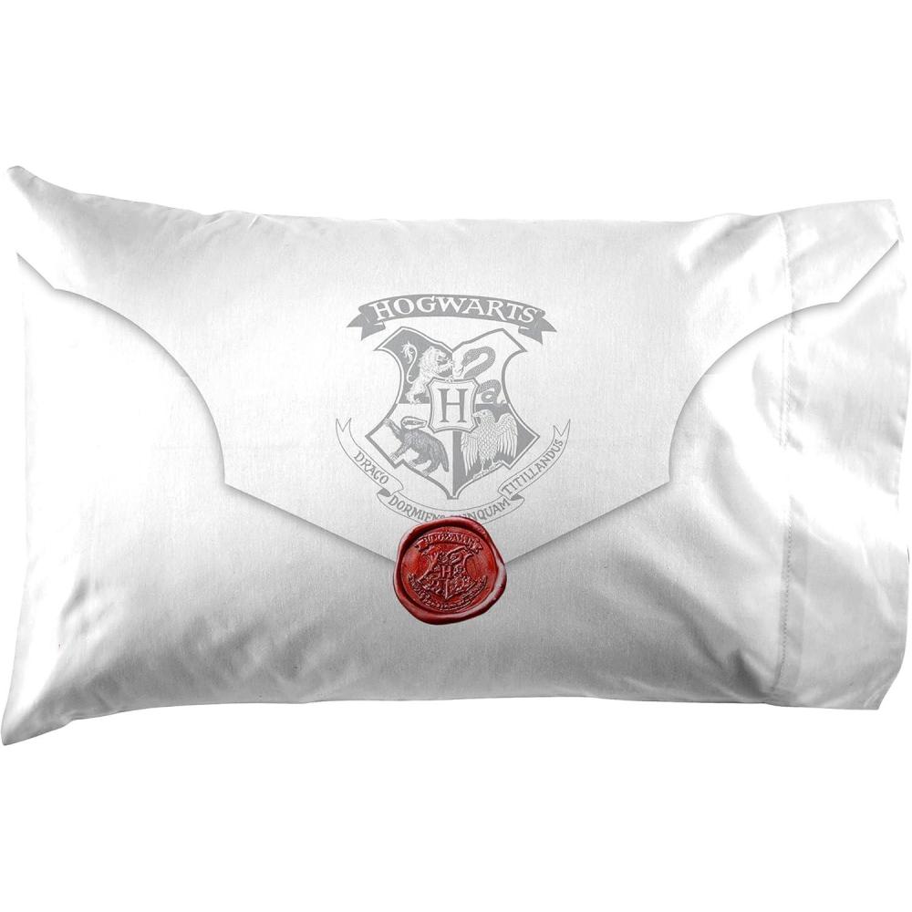 imageJay Franco Bluey amp Bingo 1 Single Reversible Pillowcase DoubleSided Kids Super Soft Bedding Official Bluey ProductWhite Harry Potter