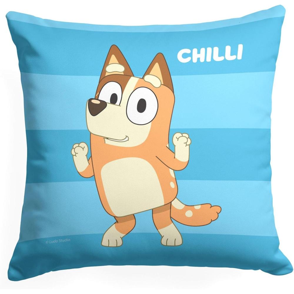 imageNORTHWEST Bluey Pillow 18 x 18 Roll Call BlueyRoll Call Chilli