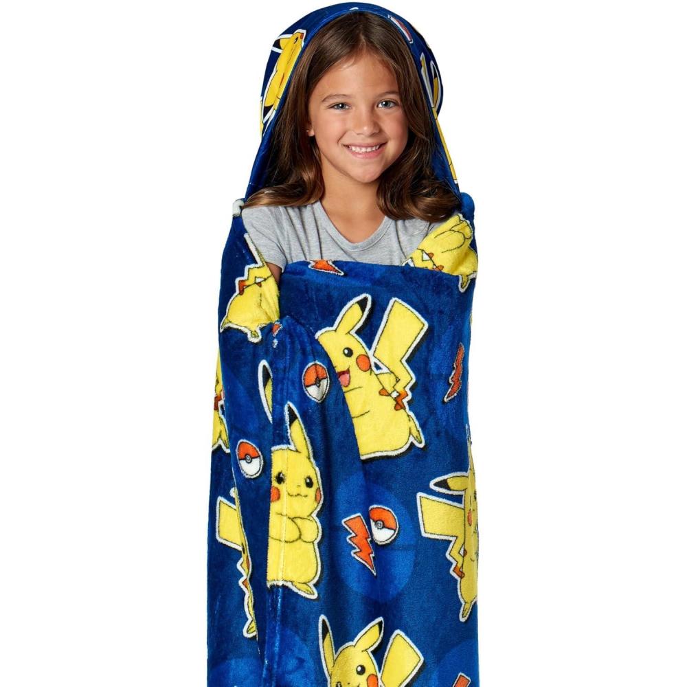 imageNorthwest BBC Studios Bluey Throw Blanket Wearable Hooded 3D Sculpted Silk Touch Throw 40x50Lighting League