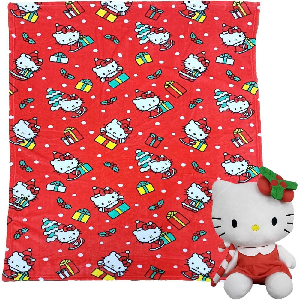 imageNorthwest Bluey Character Hugger Pillow amp Silk Touch Throw Blanket Set 40 x 50 HoorayHello Kitty Gifty Kitty